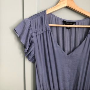 Dusty Blue Silky Dress